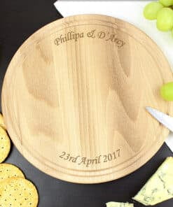 Personalised Round Chopping Board