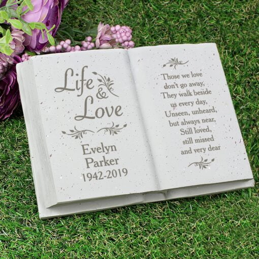Personalised Life & Love Memorial Book