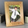 Personalised My First Day at School 5x7 Wooden Photo Frame