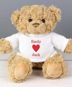 Personalised Love Heart Teddy Bear