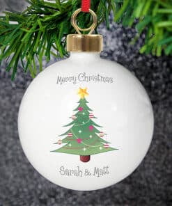 Personalised Christmas Tree Bauble