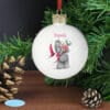 Personalised Me To You Christmas Bauble