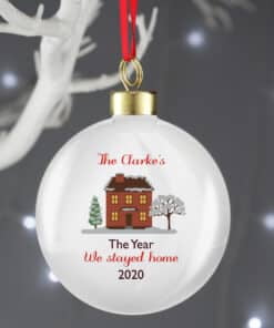 Personalised Cosy Christmas Bauble