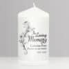 Personalised In Loving Memory Pillar Candle