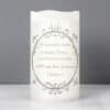 Personalised Ornate Frame LED Candle