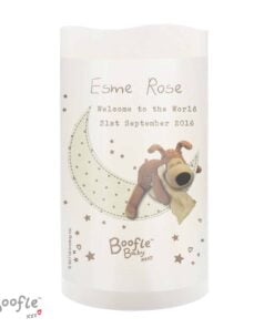 Personalised Boofle Baby Nightlight LED Candle