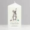 Personalised Easter Bunny Pillar Candle
