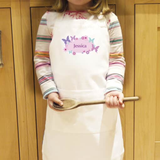 Personalised Butterfly Children's Apron
