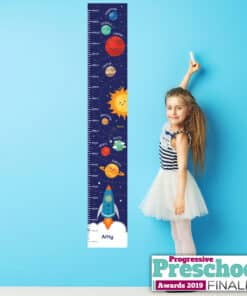 Personalised Solar System Height Chart
