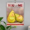 Personalised A4 Couple You And Me Calendar