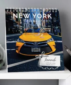 Personalised New York Desk Calendar