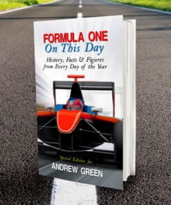 Personalised Formula 1 On This Day Book Media
