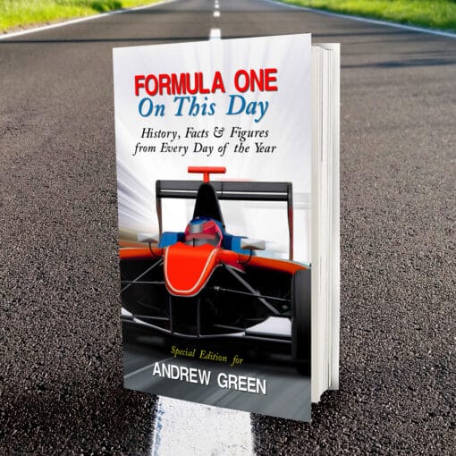 Personalised Formula 1 On This Day Book Media