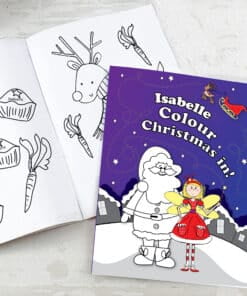 Personalised 'It's Christmas' Fairy Colouring Book
