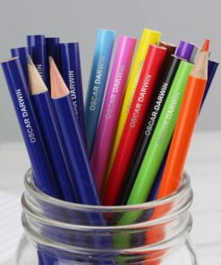 Personalised Pack of 20 HB Pencils & Colouring Pencils
