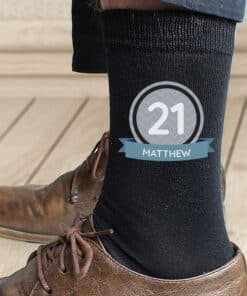 Personalised Birthday Men's Socks
