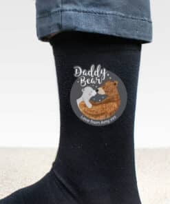 Personalised Daddy Bear Men's Socks
