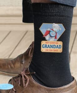 Personalised Me To You Super Hero Mens Socks