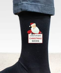 Personalised Santa Claus Christmas Socks