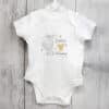 Personalised Tiny Tatty Teddy I Heart 0-3 Months Baby Vest