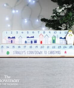 Personalised Make Your Own The Snowman Christmas Advent Countdown Kit