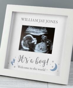 Personalised 'It's A Boy' Baby Scan Frame
