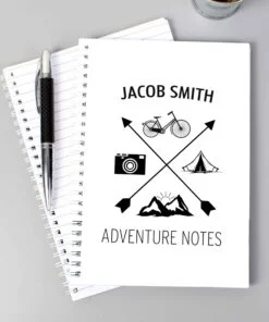 Personalised Adventure A5 Notebook