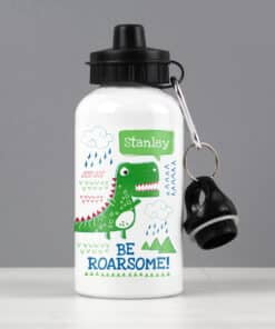 Personalised 'Be Roarsome' Dinosaur Drinks Bottle