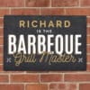 Personalised BBQ Grill Master Metal Sign