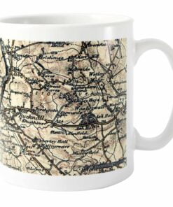 Personalised 1896 - 1904 Revised New Map Mug