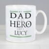 Personalised My Dad is My Hero Mug