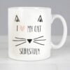 Personalised Cat Features Mug