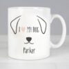 Personalised Dog Features Mug