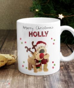 Personalised Boofle Christmas Reindeer Mug