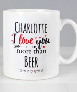 Personalised I Love You More Than... Mug