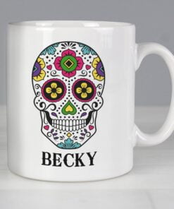 Personalised Sugar Skull Mug