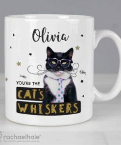 Personalised Rachael Hale 'You're the Cat's Whiskers' Mug