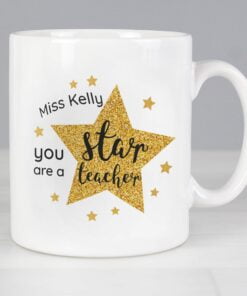 Personalised Star Teacher's Mug