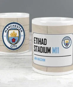 Manchester City FC Street Sign Mug