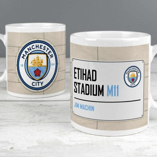 Manchester City FC Street Sign Mug