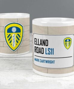 Leeds United FC Street Sign Mug