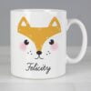 Personalised Cute Fox Face Mug
