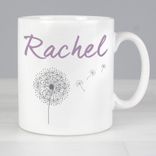 Personalised Dandelion Mug