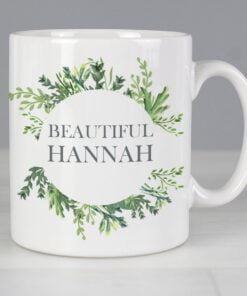Personalised Botanical Mug