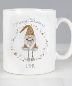 Personalised Scandinavian Christmas Gnome Mug