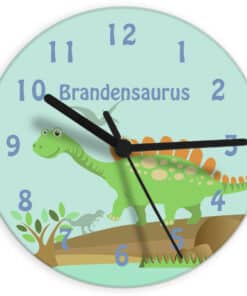 Personalised Dinosaur Clock