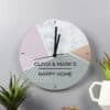 Personalised Geometric Glass Clock