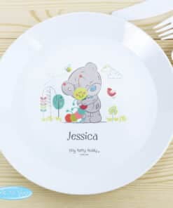Personalised Tiny Tatty Teddy Cuddle Bug Plastic Plate