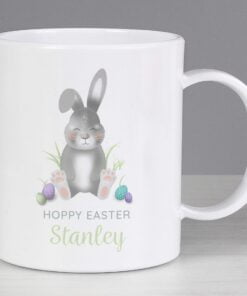 Personalised Easter Bunny Plastic Mug