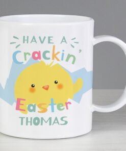 Personalised Have A Cracking Easter Plastic Mug